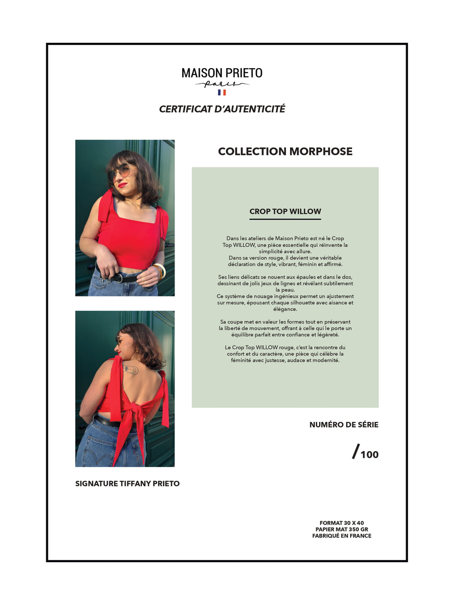 AFFICHE CROP TOP WILLOW