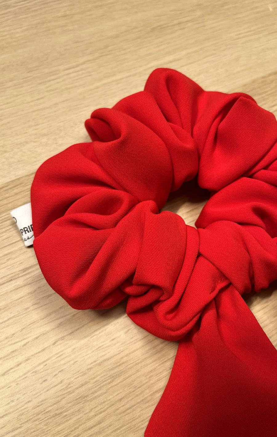 CHOUCHOU FOULARD ROUGE CORAIL